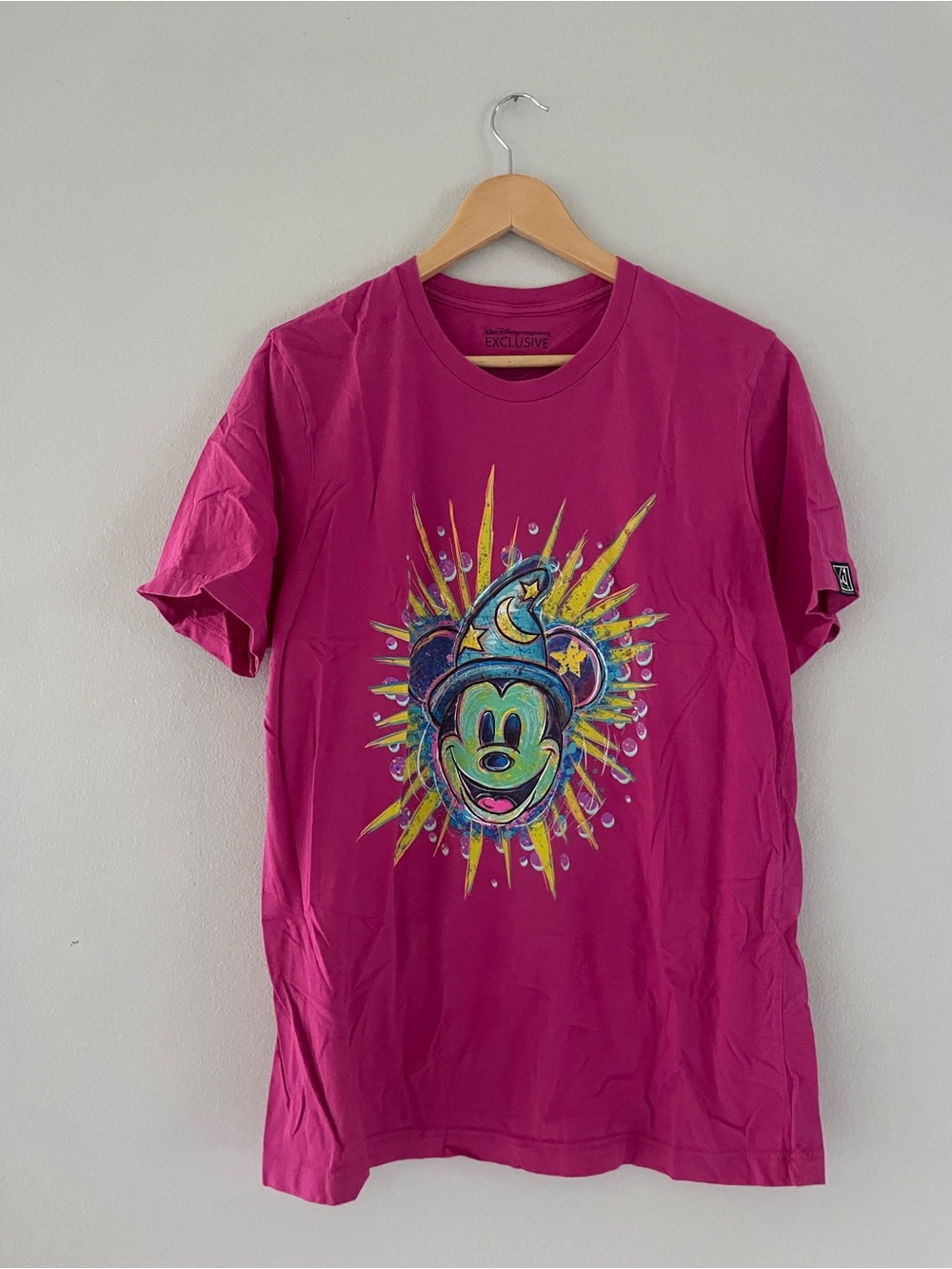 Disney Mickey Mouse Graphic Tee in Bright Magenta